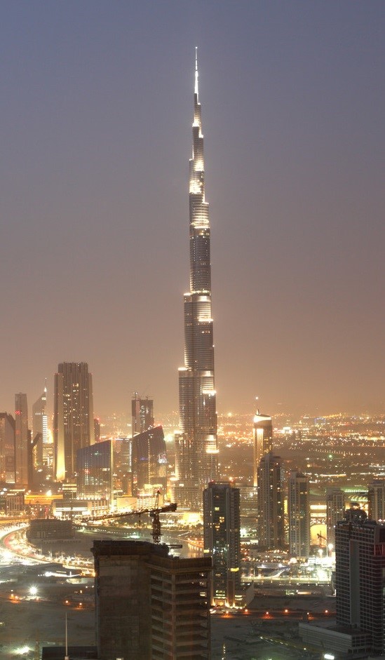 Microsilica-containing concrete was used in the record-breaking Burj Khalifa building in Dubai